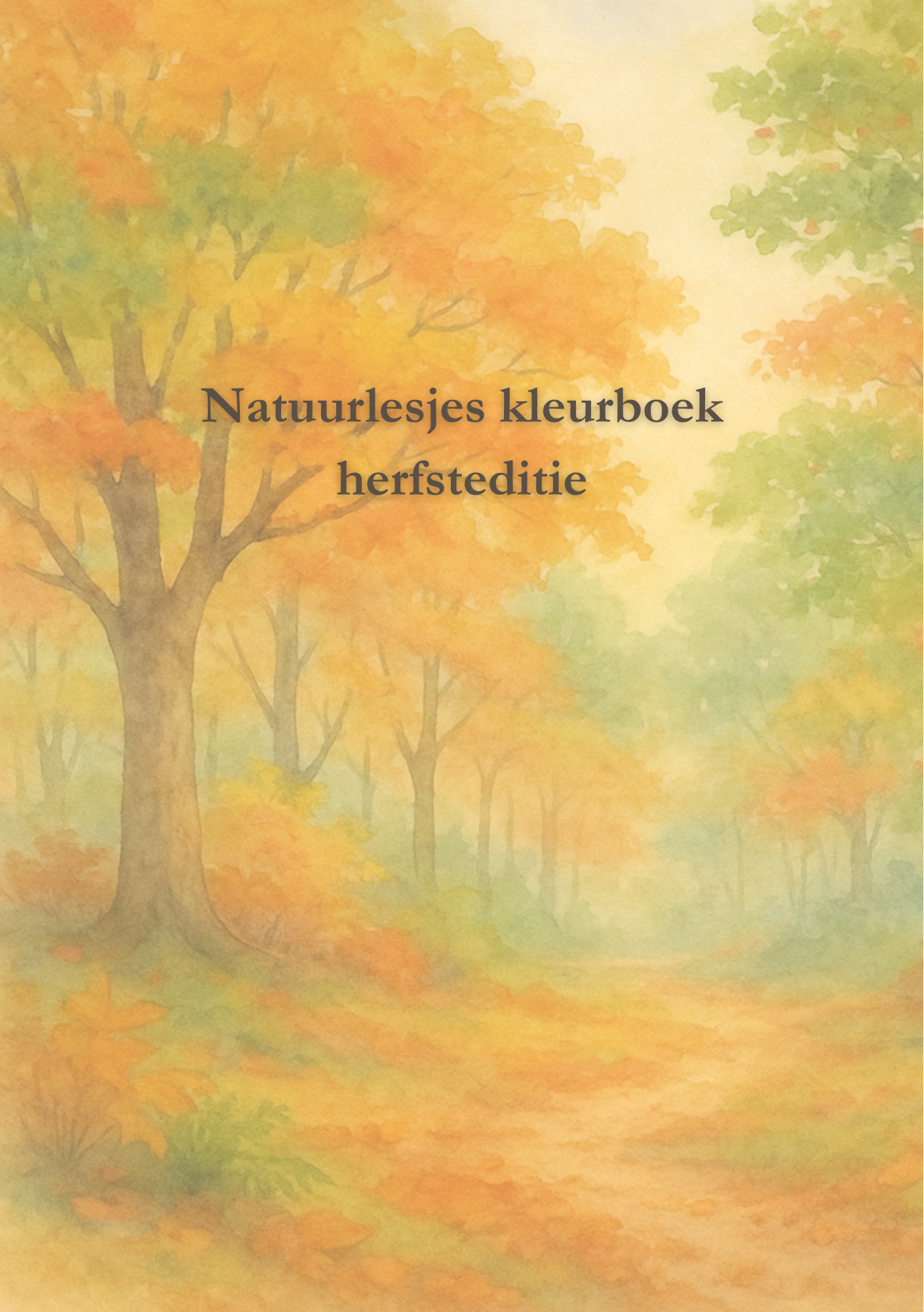 Natuurlesjes kleurboek - herfsteditie