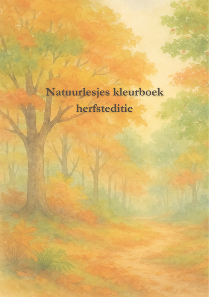 Natuurlesjes kleurboek - herfsteditie